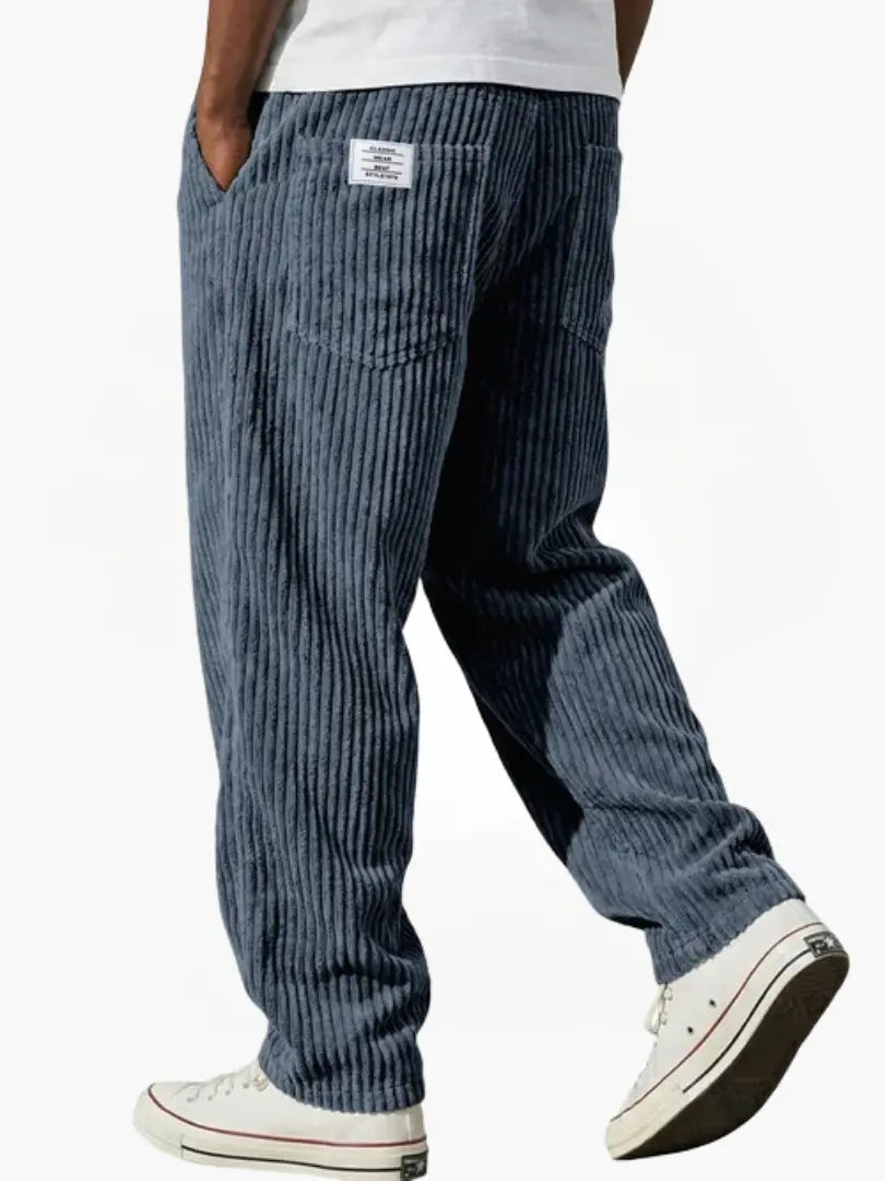 Men's Corduroy Pants Straight Fit