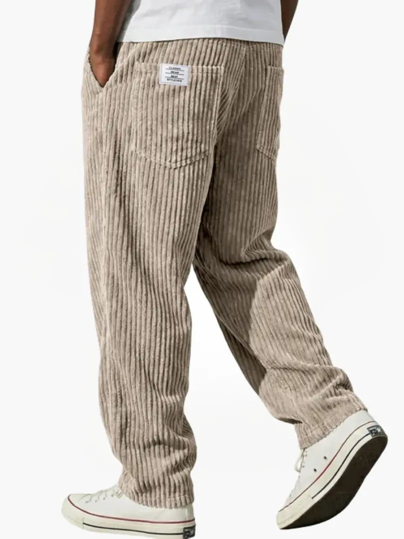 Men's Corduroy Pants Straight Fit