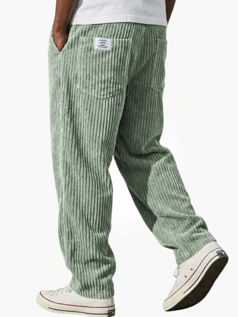 Men's Corduroy Pants Straight Fit