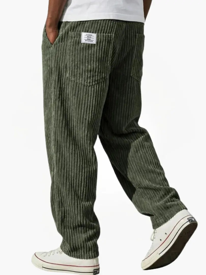 Men's Corduroy Pants Straight Fit