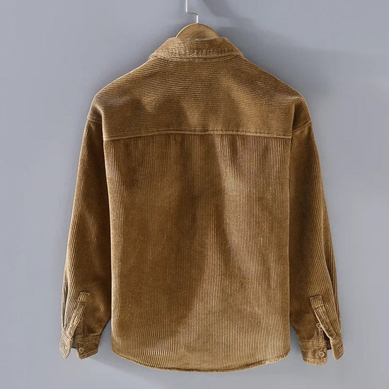 Men's Lined Corduroy Jacket Winter Pockets