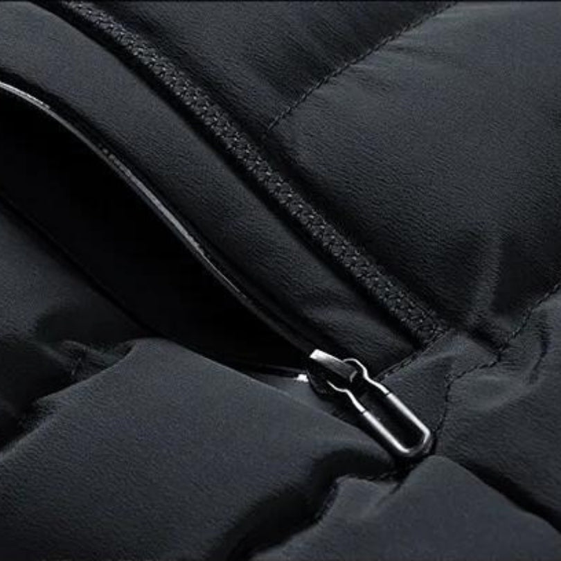 Noah | Men's Hooded Puffer Vest Zip Up