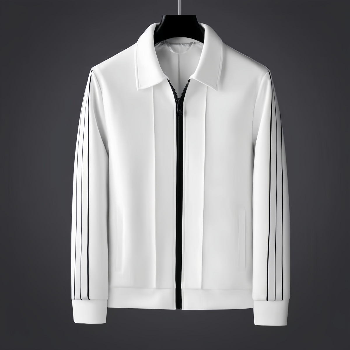 Isaiah | Men's Athletic Tracksuit Zip Up Side Stripes