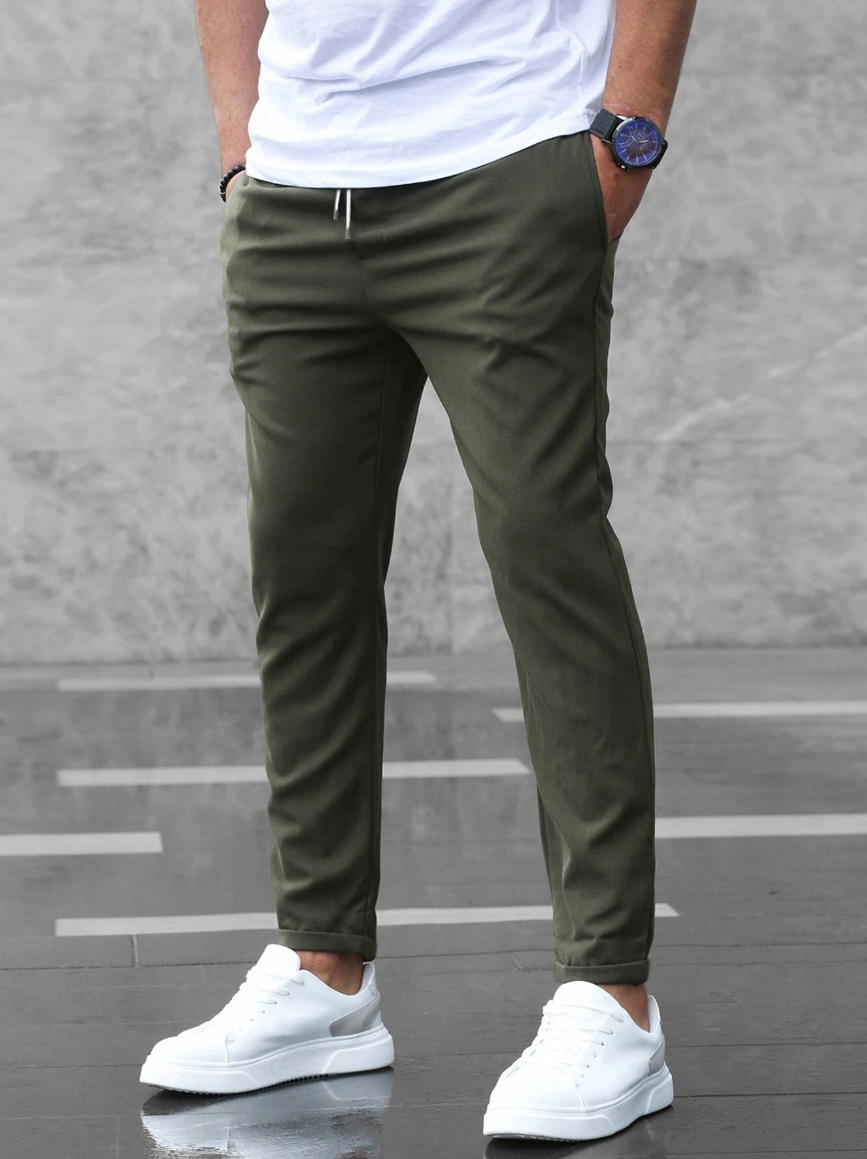 Graham | Men's Slim Fit Track Pants Elastic Waist