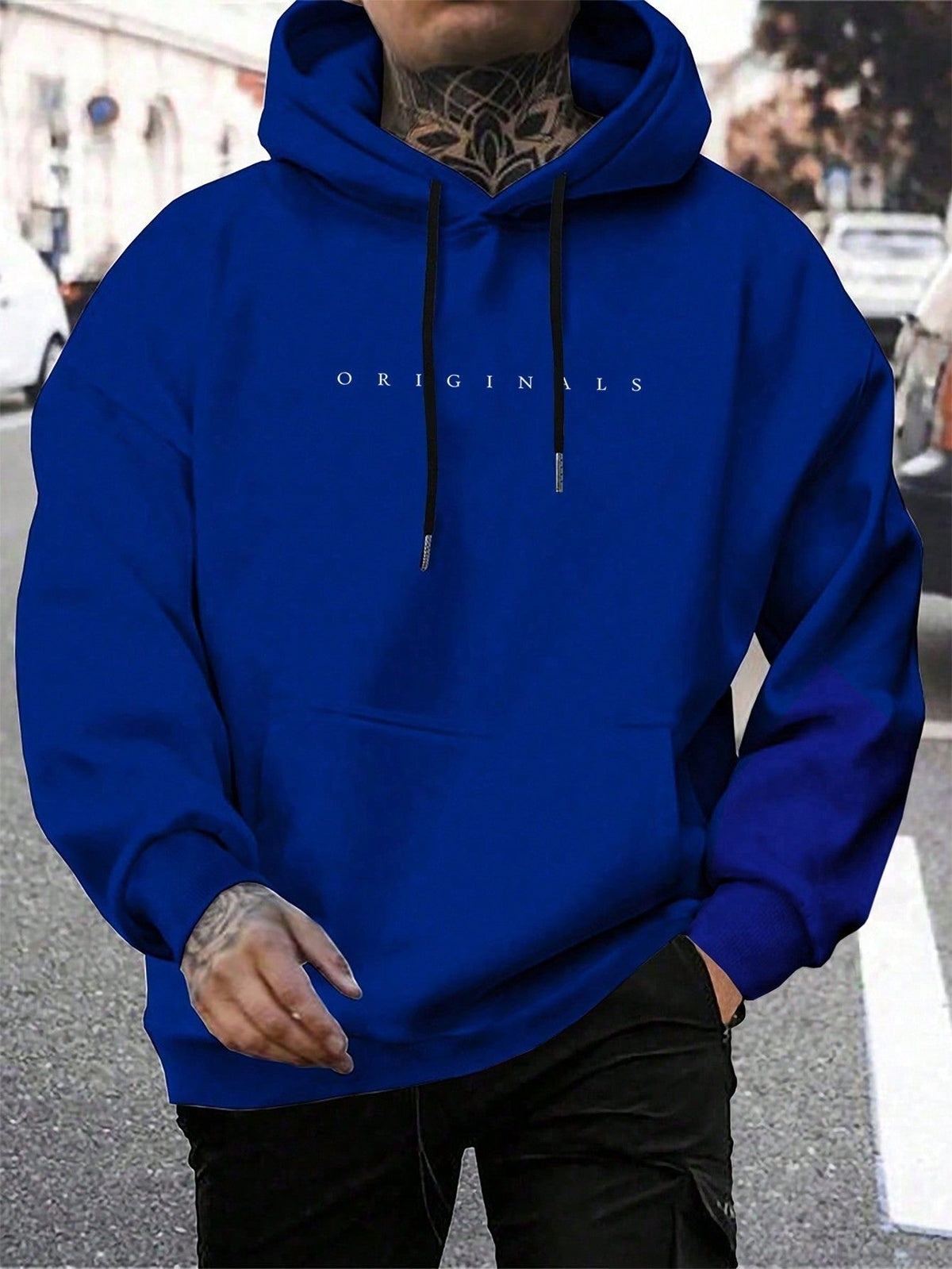 Daniel | Men's Oversized Hoodie Pullover Sweatshirt Kangaroo Pocket