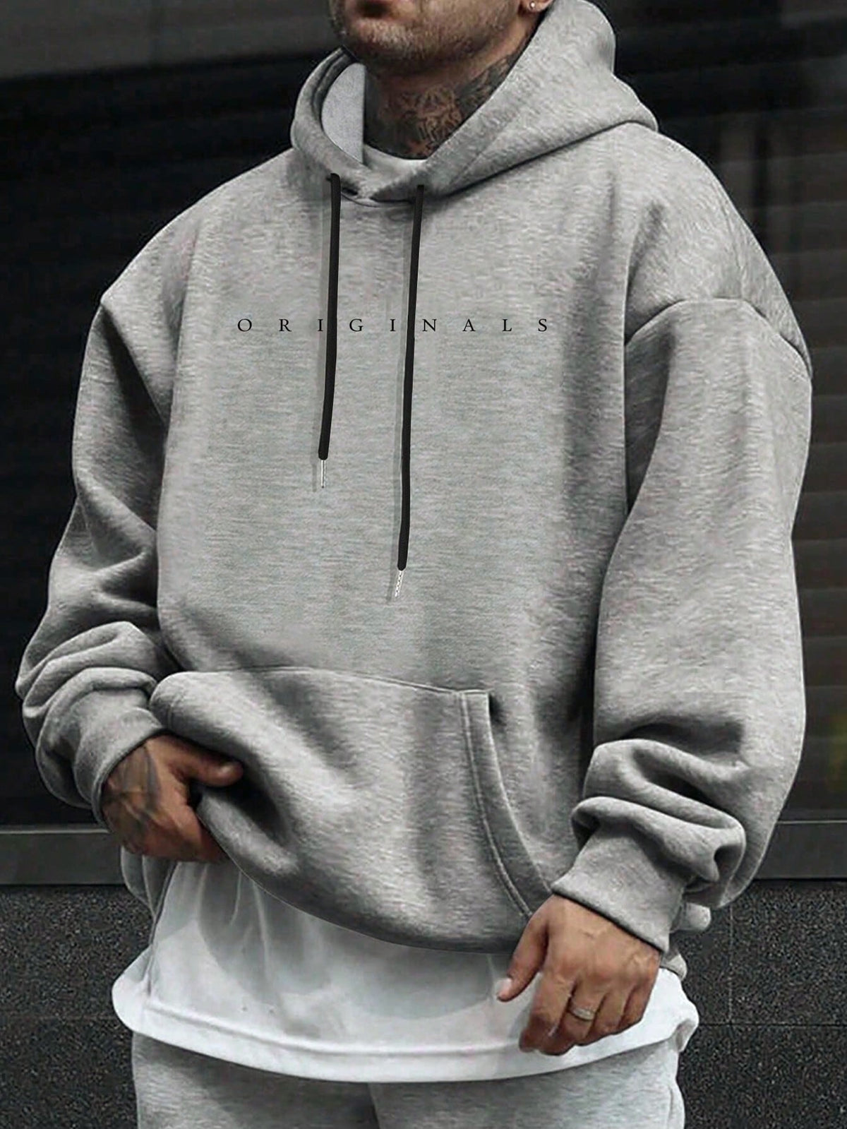 Daniel | Men's Oversized Hoodie Pullover Sweatshirt Kangaroo Pocket