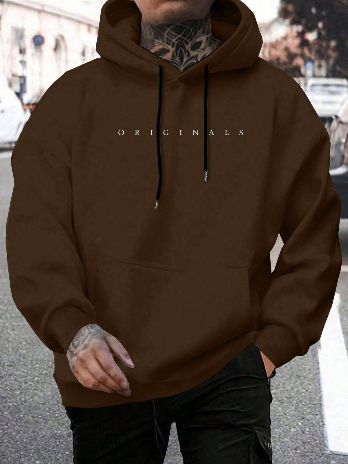 Daniel | Men's Oversized Hoodie Pullover Sweatshirt Kangaroo Pocket