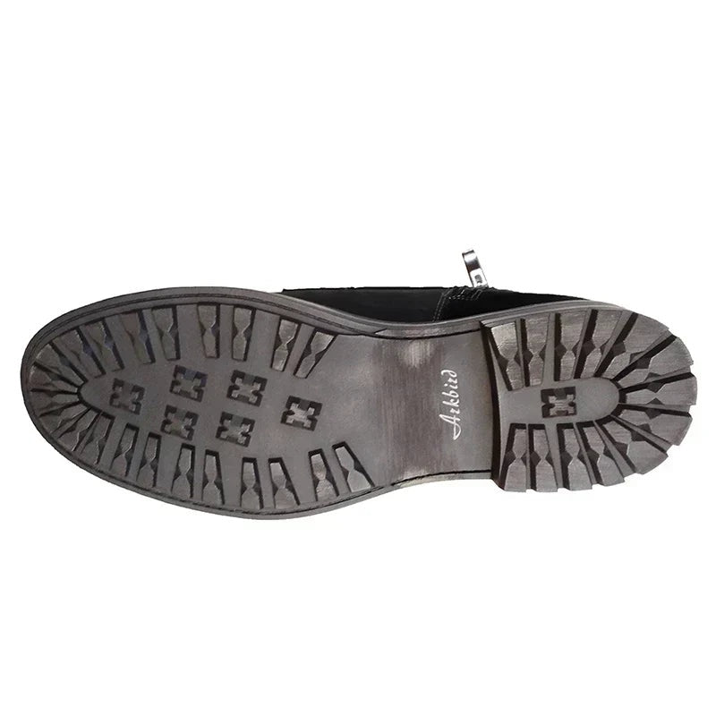 Sebastian | Men's Leather Work Boots Side Zip