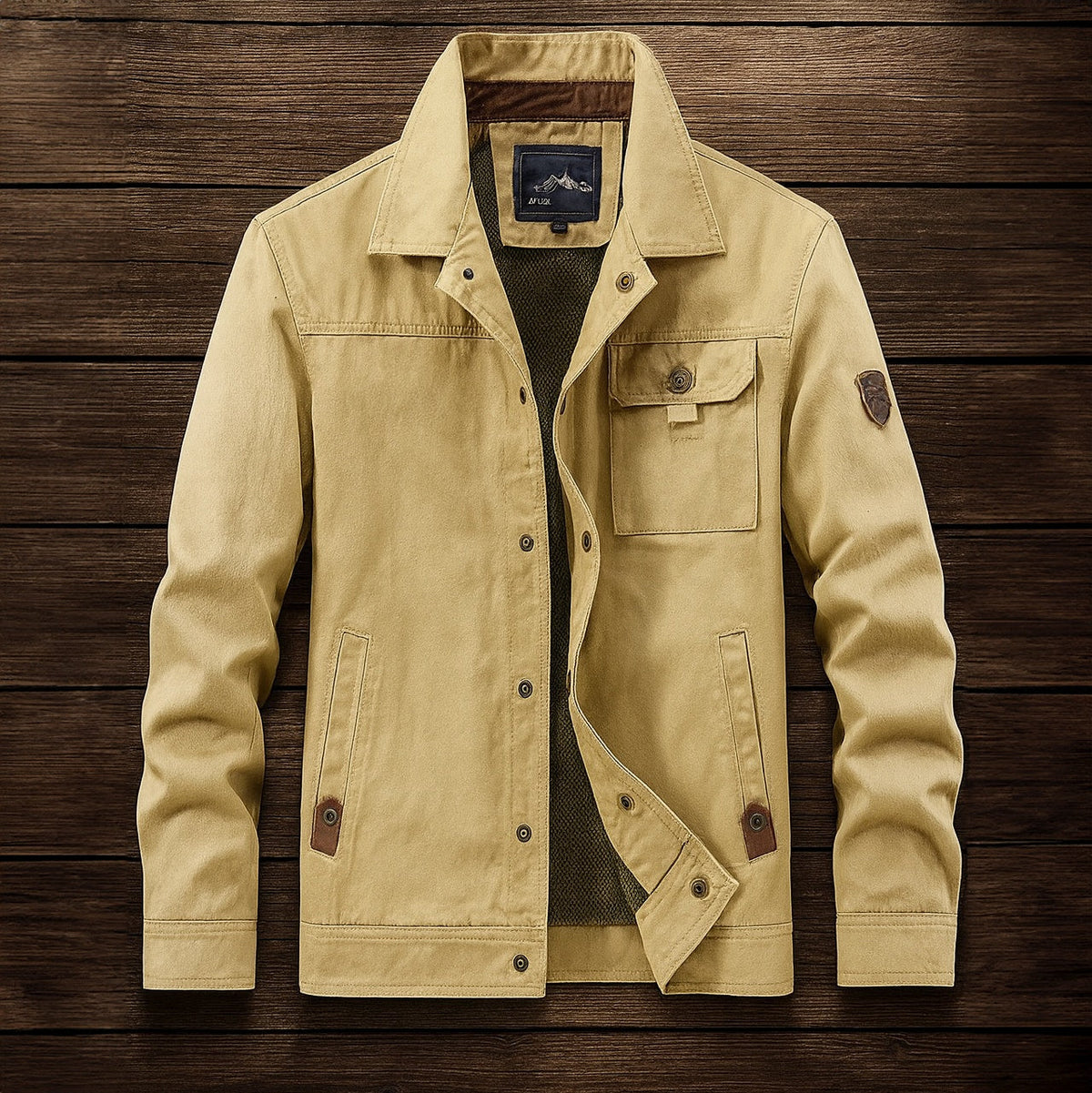 Lucas | Men's Cotton Utility Jacket Military Multi Pocket