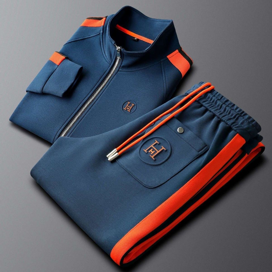 Gabriel | Men's Tracksuit Zip Up Contrast Stripes