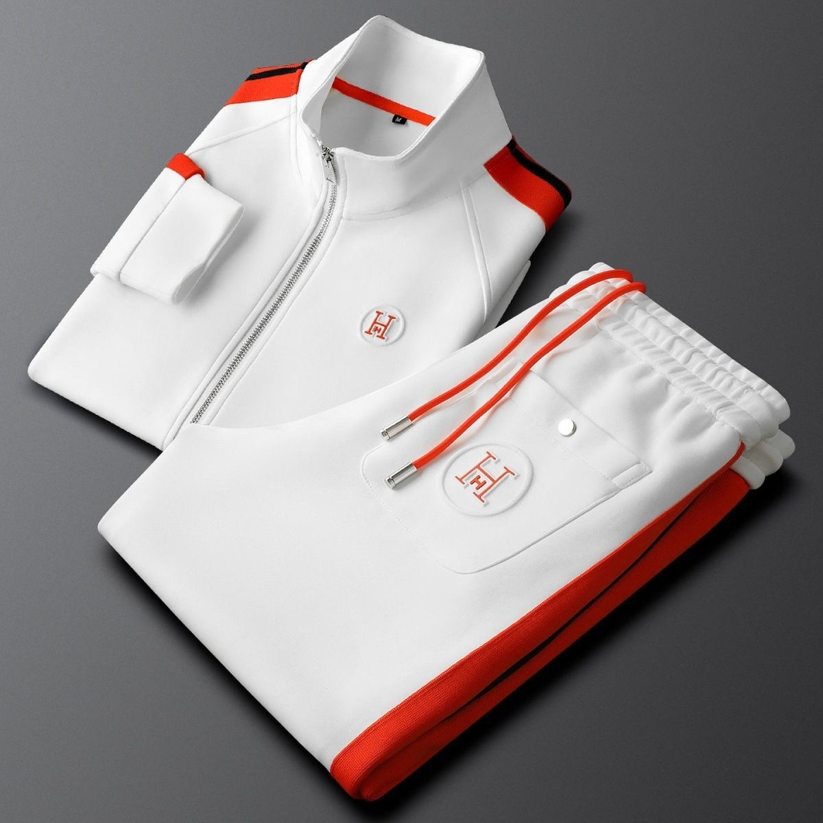 Gabriel | Men's Tracksuit Zip Up Contrast Stripes