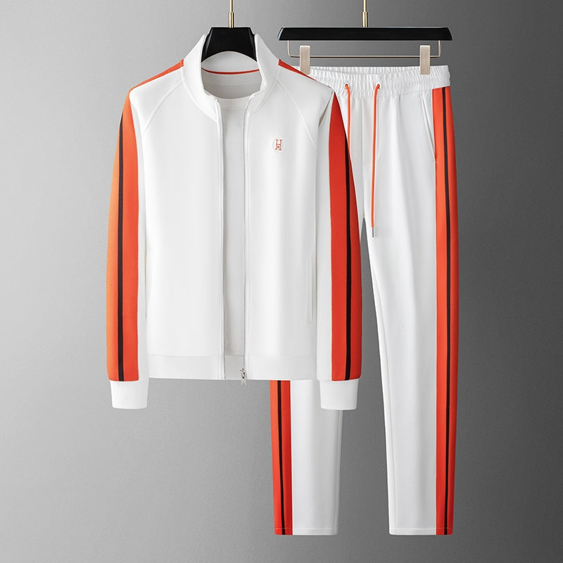 Gabriel | Men's Tracksuit Zip Up Contrast Stripes