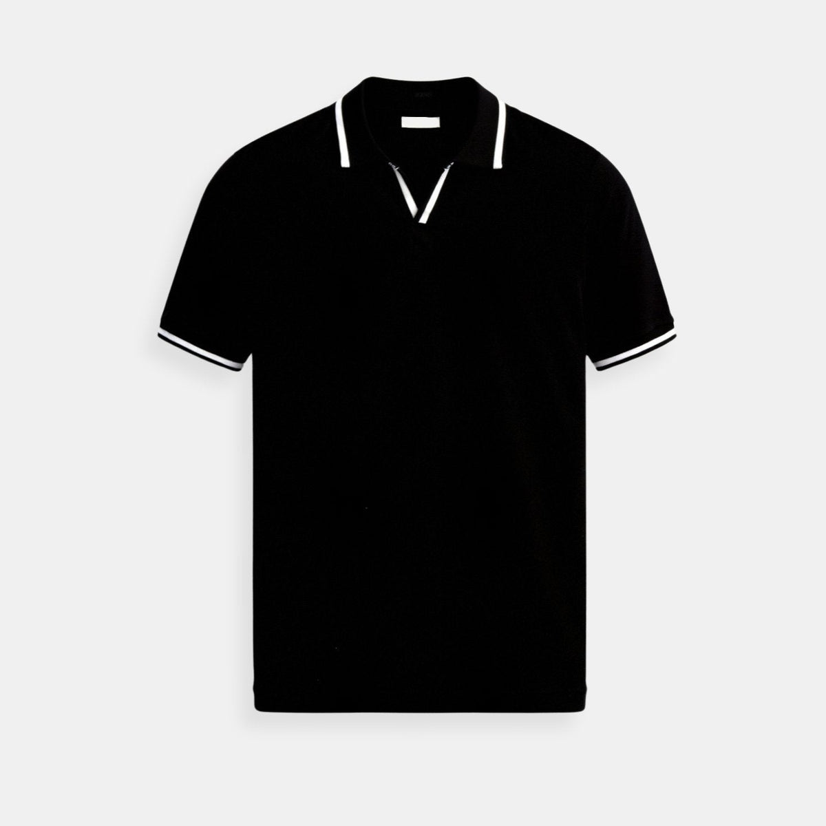 Wade | Men's Knit Polo Shirt Short Sleeve Open Collar