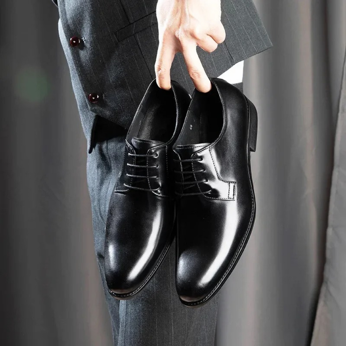 Frank | Men's Leather Derby Dress Shoes Lace Up
