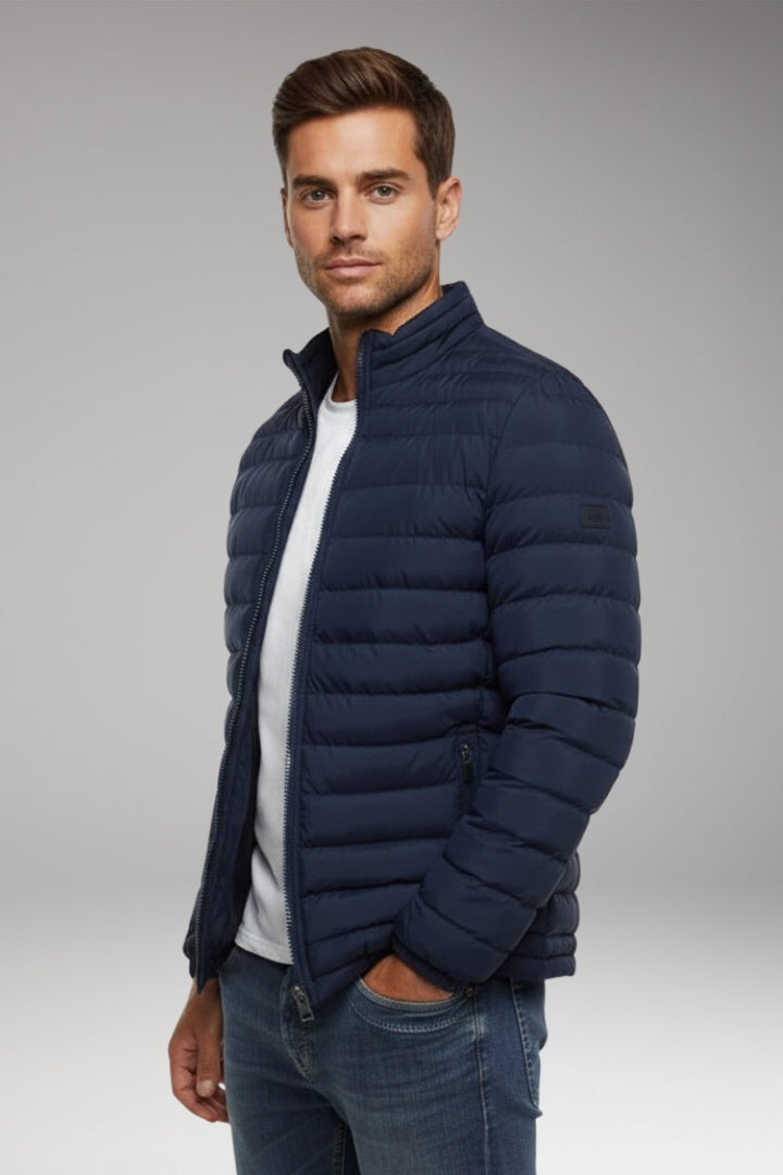 Victor | Men's Lightweight Quilted Puffer Jacket Stand Collar Zip Up