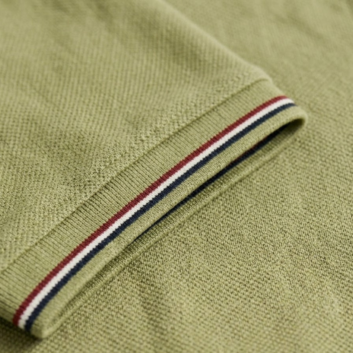 Troy | Men's Cotton Polo Shirt Short Sleeve Contrast Stripe Collar