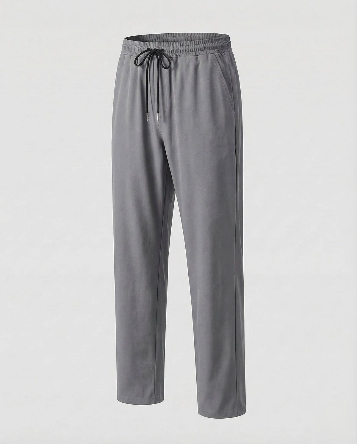 Men's Cotton Sweatpants Straight Leg Elastic Waist