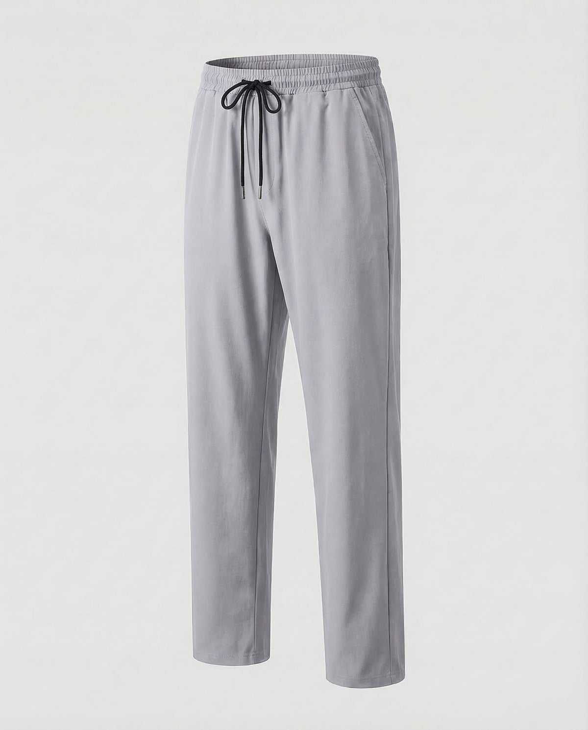 Men's Cotton Sweatpants Straight Leg Elastic Waist