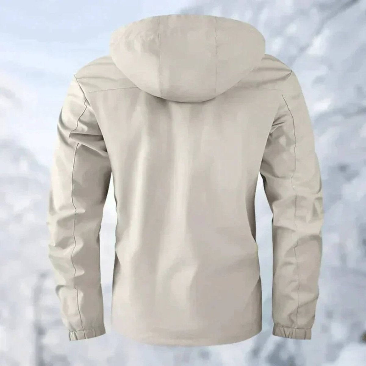 Men's Waterproof Rain Jacket Hooded Multi Pocket