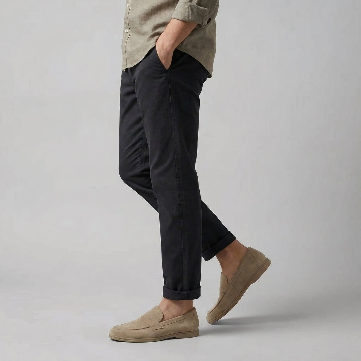 Dylan | Men's Suede Loafers Lightweight Sole