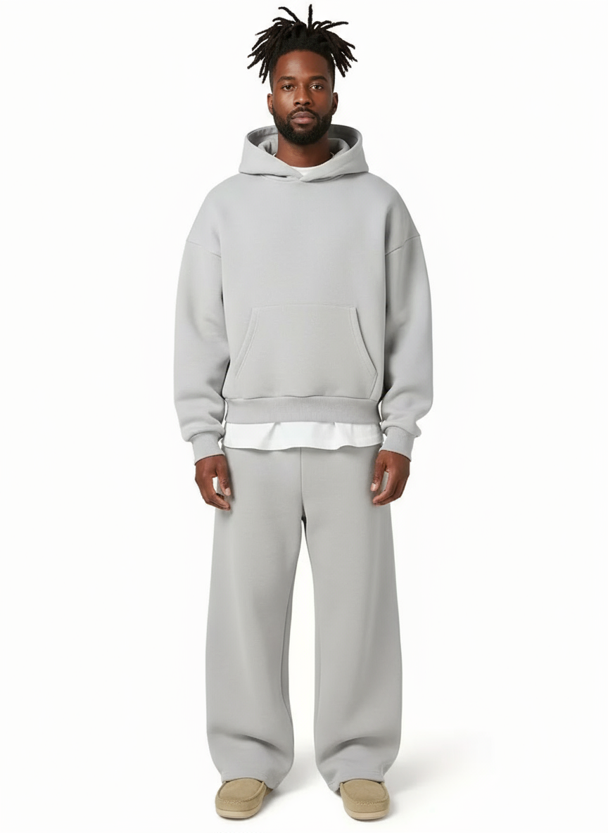 Wyatt | Men's Hooded Sweatsuit Straight Leg 2 Piece