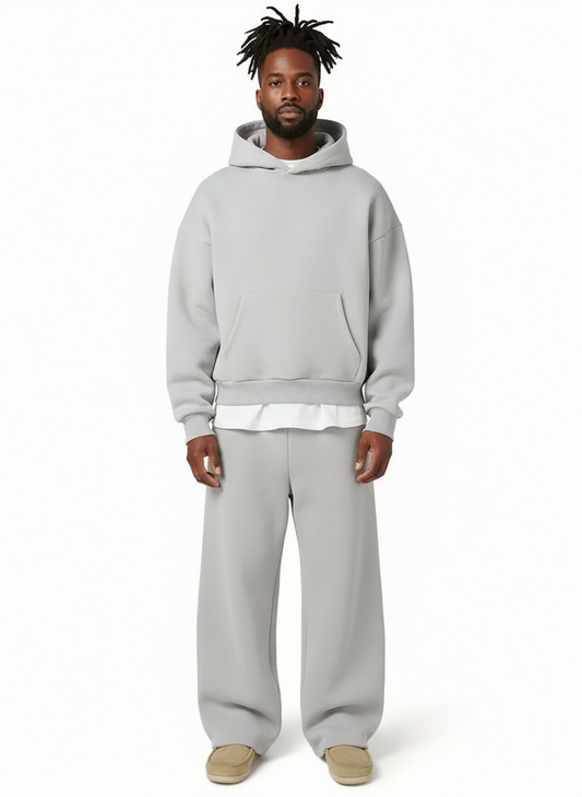 Wyatt | Men's Hooded Sweatsuit Straight Leg 2 Piece