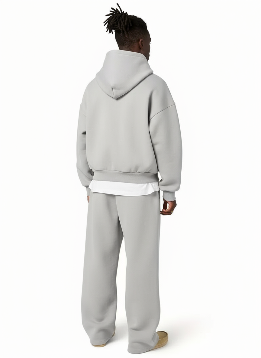 Wyatt | Men's Hooded Sweatsuit Straight Leg 2 Piece