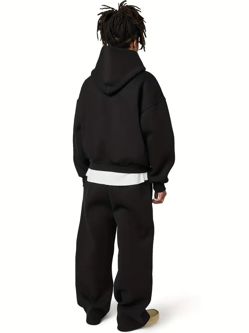 Wyatt | Men's Hooded Sweatsuit Straight Leg 2 Piece