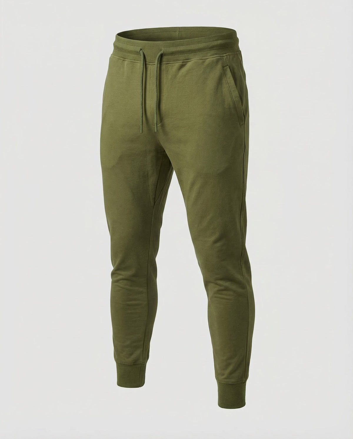 Men's Cotton Sweatpants Tapered Cuffed Joggers