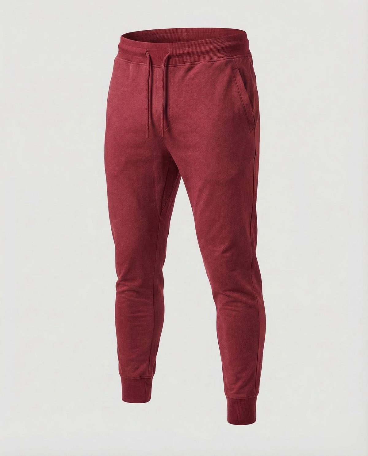 Men's Cotton Sweatpants Tapered Cuffed Joggers