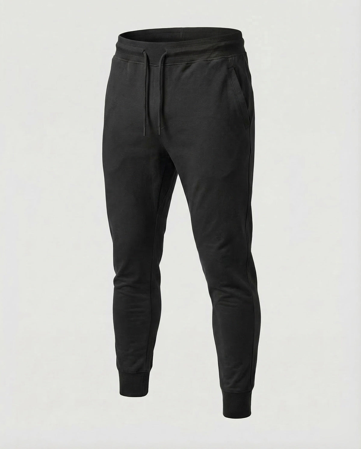 Men's Cotton Sweatpants Tapered Cuffed Joggers