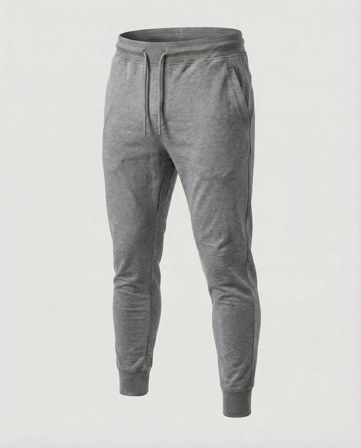 Men's Cotton Sweatpants Tapered Cuffed Joggers