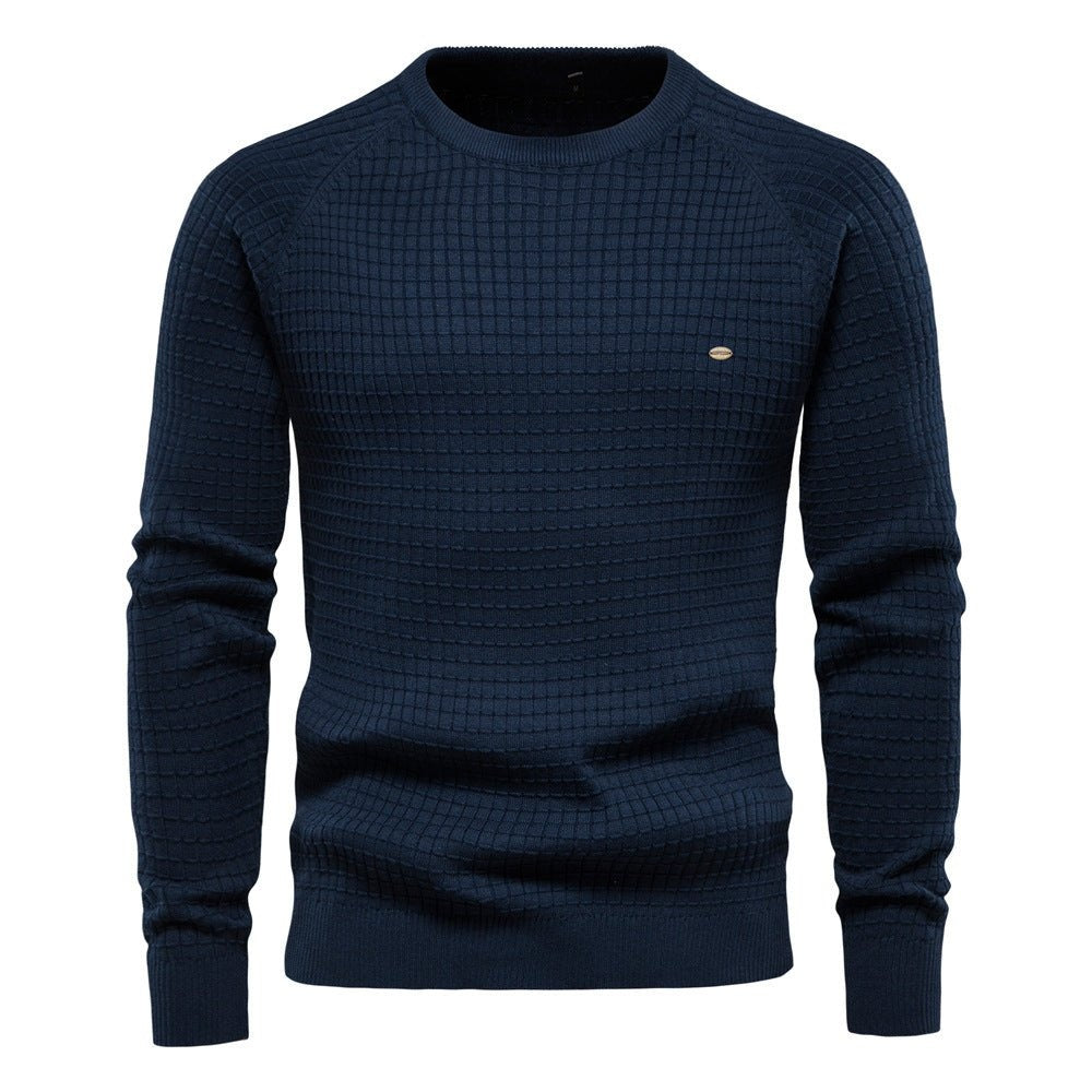 Kevin | Men's Crew Neck Sweater Knit Long Sleeve