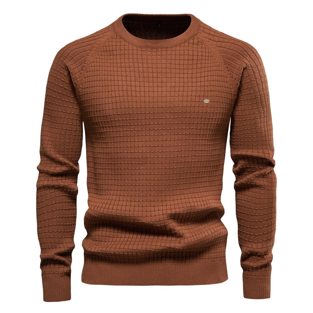 Kevin | Men's Crew Neck Sweater Knit Long Sleeve